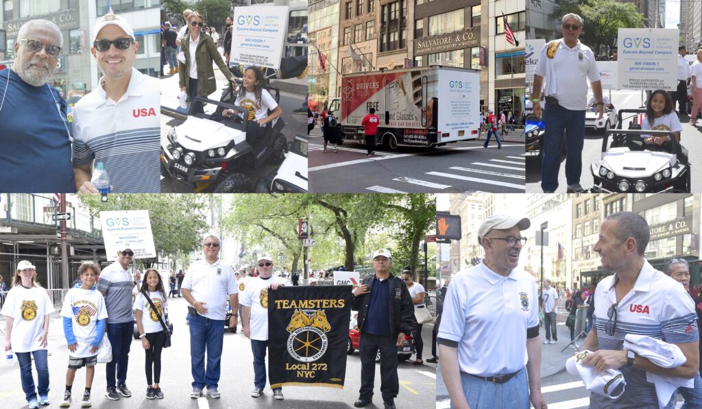 GVS’ Tony Rosario and Heather Brown enjoy the Labor Day Parade, walking alongside George Miranda (Vice President, International Teamsters), Chris Silvera (Secretary-Treasurer, Teamsters Local 808) and Matthew Bruccoleri (Business Manager, Teamsters Local 272).